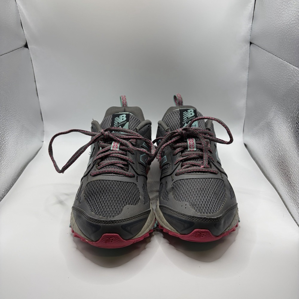 New Balance TechRide 412 V3 Women's Trail Running Shoes Size 8.5 Gray Pink Sneak